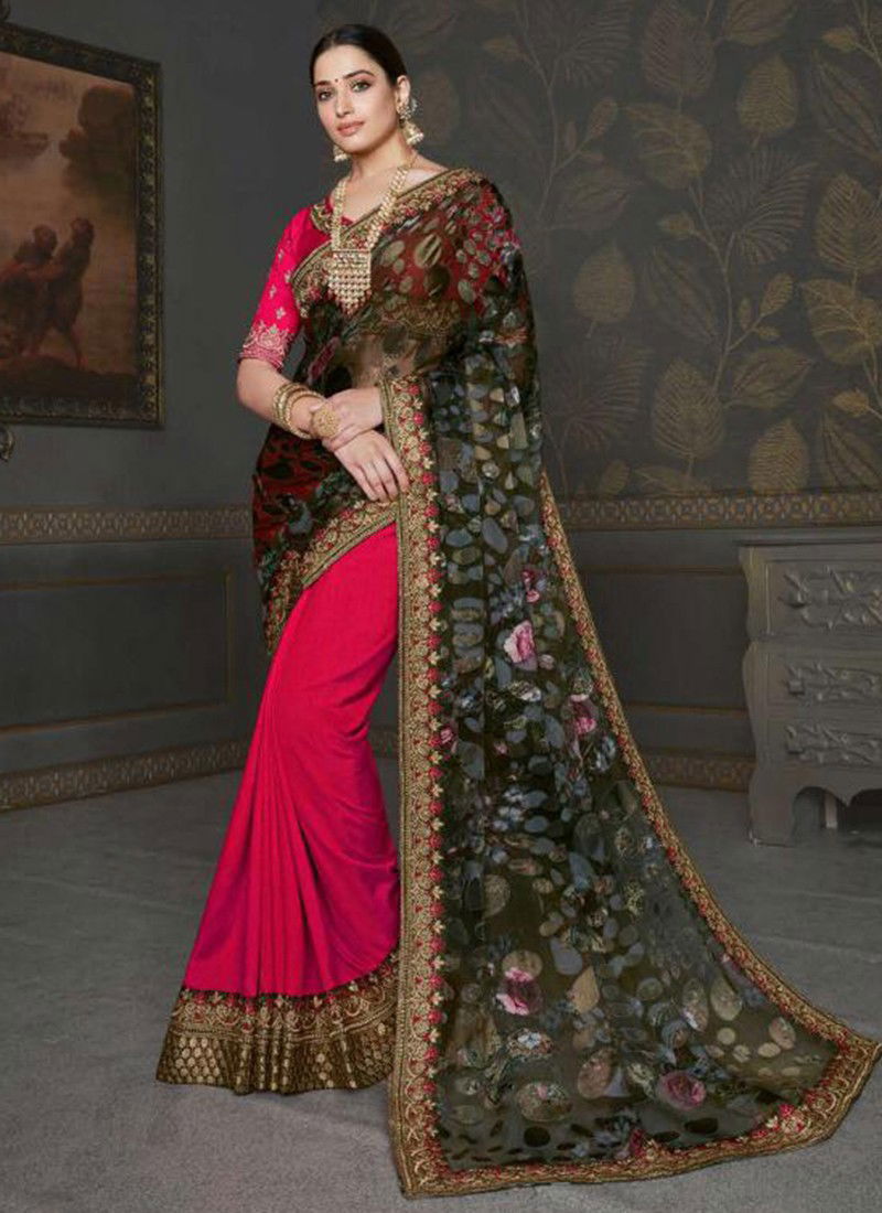 JOH RIVAAJ JHALAK VOL 53 Fancy Latest Designer Wedding Wear Vichitra silk Embroidery Work Heavy Stylish Saree Collection